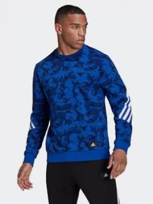 Image of Adidas Sportswear Future Icons Camo Graphic Sweatshirt
