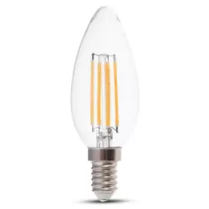 Image of V-Tac 272 Vt-254 Lamp LED 4W Candle Filament 2700K E14