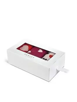 Image of Radley I Love Radley Sock Set - Dark Rose