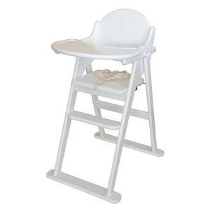 Image of East Coast Nursery Folding Highchair White