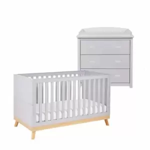 Image of Babymore Mona 2 Piece Room Set - Grey