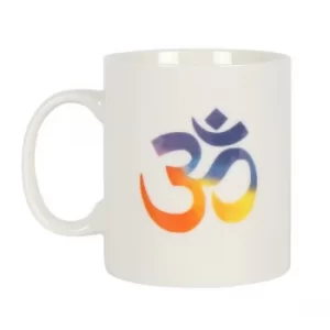 Image of Watercolour Om Symbol Ceramic Mug