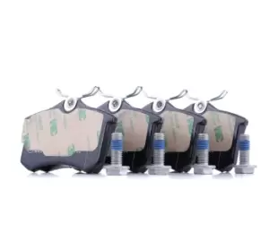 Image of ZIMMERMANN Brake pad set 20961.160.1 Brake pads,Brake pad set, disc brake AUDI,OPEL,RENAULT,A4 Avant (8ED, B7),A4 Avant (8E5, B6)