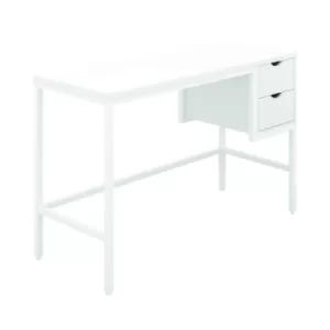 Image of Soho Computer Desk With 2 Drawers White/White KF90928