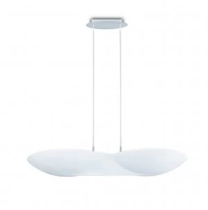 Image of Ceiling Pendant 6 Light GU10, Chrome , White
