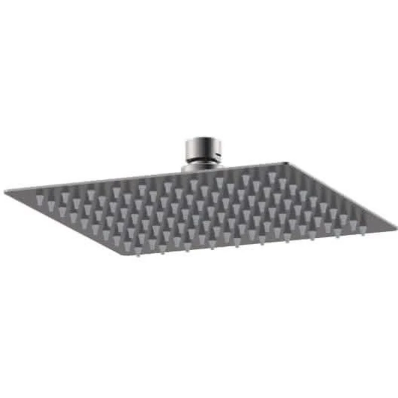 Image of NUIE Nuie - Windon Square Fixed Shower Head 200mm x 200mm - Brushed Pewter A7088