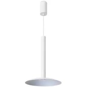 Image of Stylus pendant light, aluminum, white and gray
