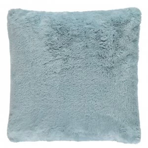 Image of Hotel Collection Frost Faux Fur Cushion - Frost