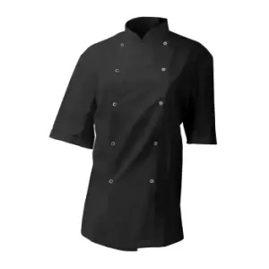 Image of Dennys AFD Mens Chefs Jacket / Chefswear (2XL) (Black)