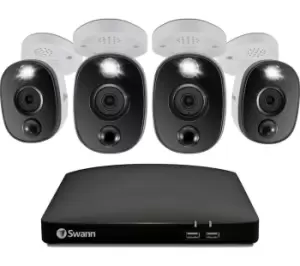 Image of SWANN SWDVK-856804WL-EU 8-channel 4K Ultra HD DVR Security System - 1TB, 4 Cameras, White