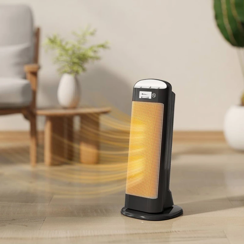 Image of HOMCOM HOMCOM 2000W Fan Space Heater with 4 Modes, Adjustable Thermostat, Black One Size Unisex 5063603258761