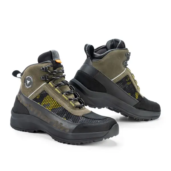 Image of Stylmartin Vertigo Air Motorcycle Shoes Mud Camo Size 47