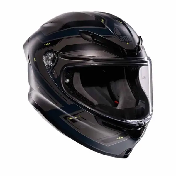 Image of AGV K6 S E2206 Mplk Enhance Matt Grey Yellow Fluo Full Face Helmet Size M