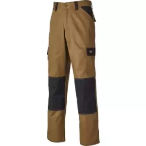Image of Dickies Mens Everyday Polycotton Knee Pad Pouches Workwear Trousers 30R - Waist 30', Inside Leg 32'