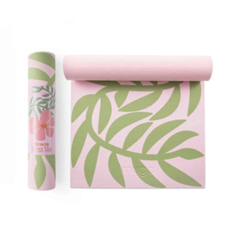 Image of Myga Blossom Patterned Yoga Mat For Stylish Practice
