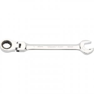 Image of Draper Expert Hi Torq Flexible Ratchet Combination Spanner 18mm
