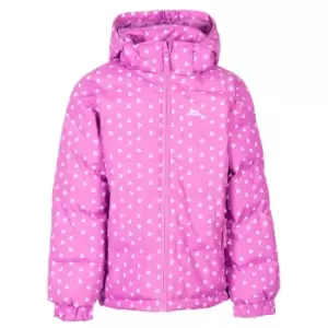 Image of Trespass Girls Combine Padded Jacket (3-4 Years) (Deep Pink)