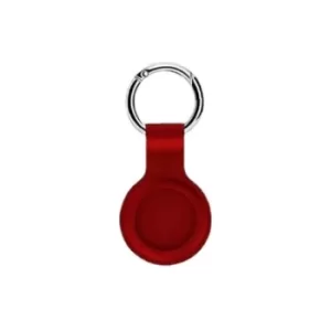 Image of Silicone Keyring Case for AirTag Red