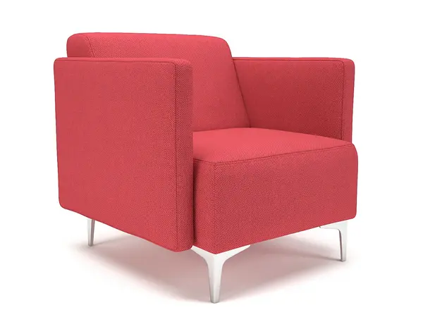 Image of Dynamic Office Solutions Napa Slim Arm 75cm Wide Armchair in Camira Era Fabric NSS05935