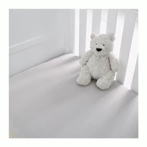 Image of Silentnight Safenights Cot Fitted Sheet pair - Grey