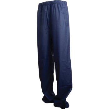 Image of Navy Rainsuit Trousers - Large