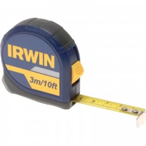 Image of Irwin Pocket Tape Measure Imperial & Metric 10ft / 3m 13mm