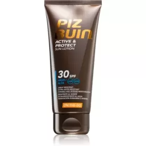 Image of Piz Buin Active & Protect Sun Lotion High SPF30 100ml