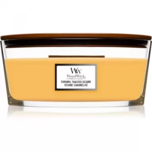 Image of Woodwick Caramel Toasted Sesame Scented Candle 453.6g