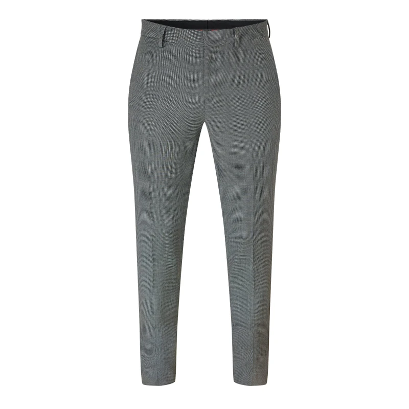 Image of Hugo Mens Getlin232X Straight Leg Trousers Open Grey male 30