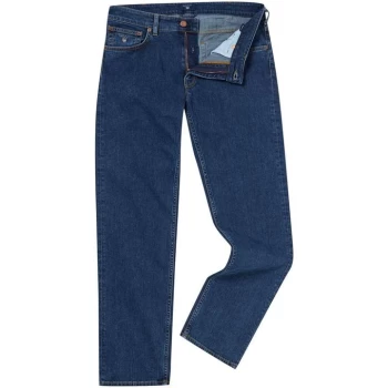 Image of Gant Regular Fit Straight Leg Jeans - Blue