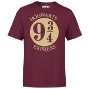 Image of Harry Potter Platform Burgundy T-Shirt - M - Burgundy