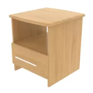 Image of Sherwood Oak Effect 1 Drawer Side Table (H)495mm (W)400mm
