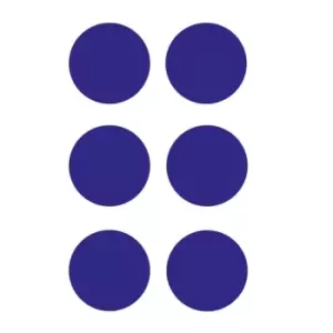 Image of 'circle' Floor Signal, Blue, (90mm Dia), Pack of 100