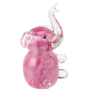 Image of Objets d'Art Figurine - Pink Elephant