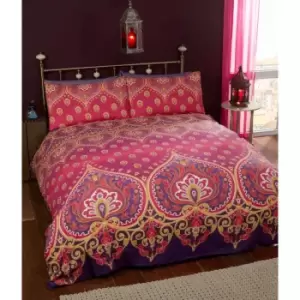 Image of Asha Ruby Duvet Set - Double