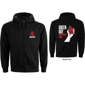 Image of Green Day - American Idiot Ladies Medium Hoodie - Black