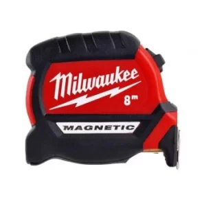 Image of Milwaukee Hand Tools GEN III Magnetic Tape Measure 8m (Width 27mm) (Metric only)
