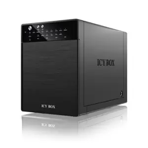 Image of External 4 Bay RAID System for 3.5" SATA HDD USB 3.0 from Icy Box IB-R