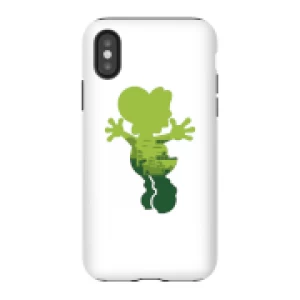 Image of Nintendo Super Mario Yoshi Silhouette Phone Case - iPhone X - Tough Case - Gloss