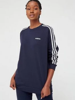 Image of Adidas Essentials Boyfriend Crew - Navy