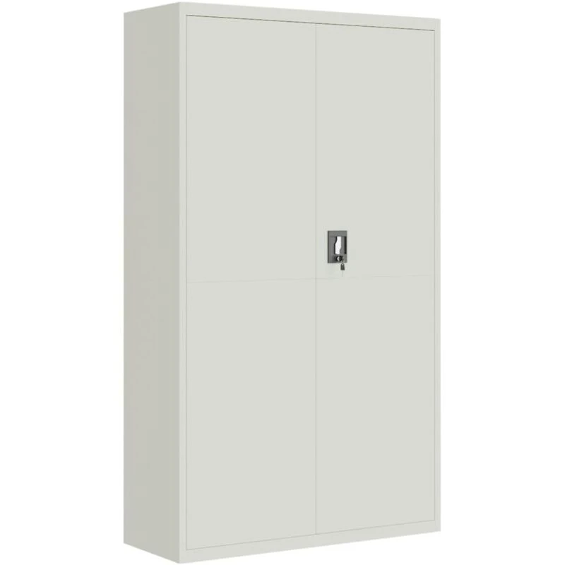 Image of Vidaxl File Cabinet Light Grey 105X40X180 Cm Steel, Grey 339769