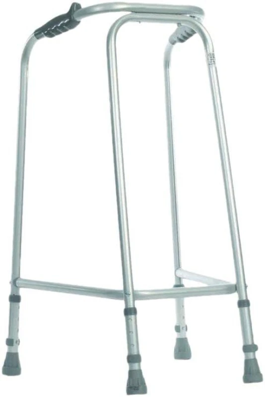 Image of Aidapt Ultra Narrow Walking Frame Large No Wheels Grey