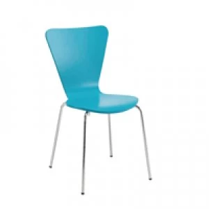 Image of Arista Blue Bistro Chair KF74193