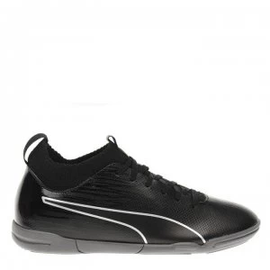 Image of Puma evoKnit Junior Indoor Football Trainers - Triple Black