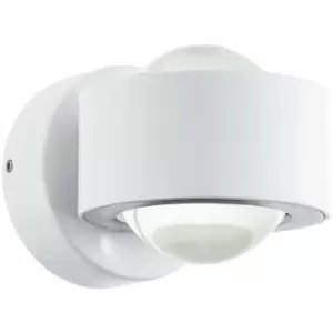 Image of Treviolo LED 2 Lamp Outdoor Up Down Wall Light White IP44 - Eglo