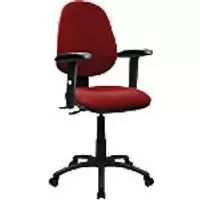 Image of Nautilus Designs Office Chair Bcf/P606/Rd/Adt Fabric Red Black