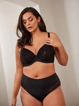 Image of Sculptresse Sculptresse Roxie Plunge Bra - Black, Size 36G, Women