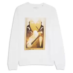 Image of Marvel Moon Knight Gold Sweatshirt - White - M