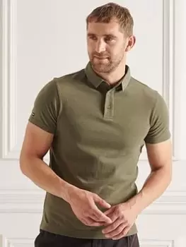 Image of Superdry Studios Polo Shirt, Olive Size M Men