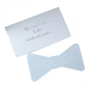 Image of AMORE BY JULIANA Page Boy Bow Tie Plaque